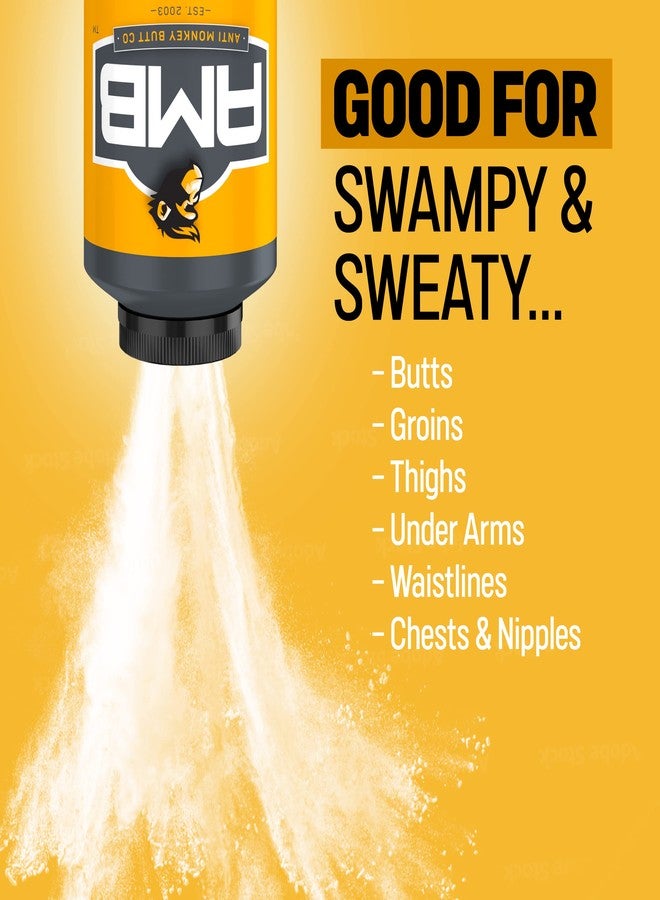Anti Monkey Butt Body Powder for Women & Men - Talc-Free, Hypoallergenic Formula for Anti-Chafing & Anti-Itch - Absorbs Sweat & Fights Friction - With Calamine - 8 oz - Image 4