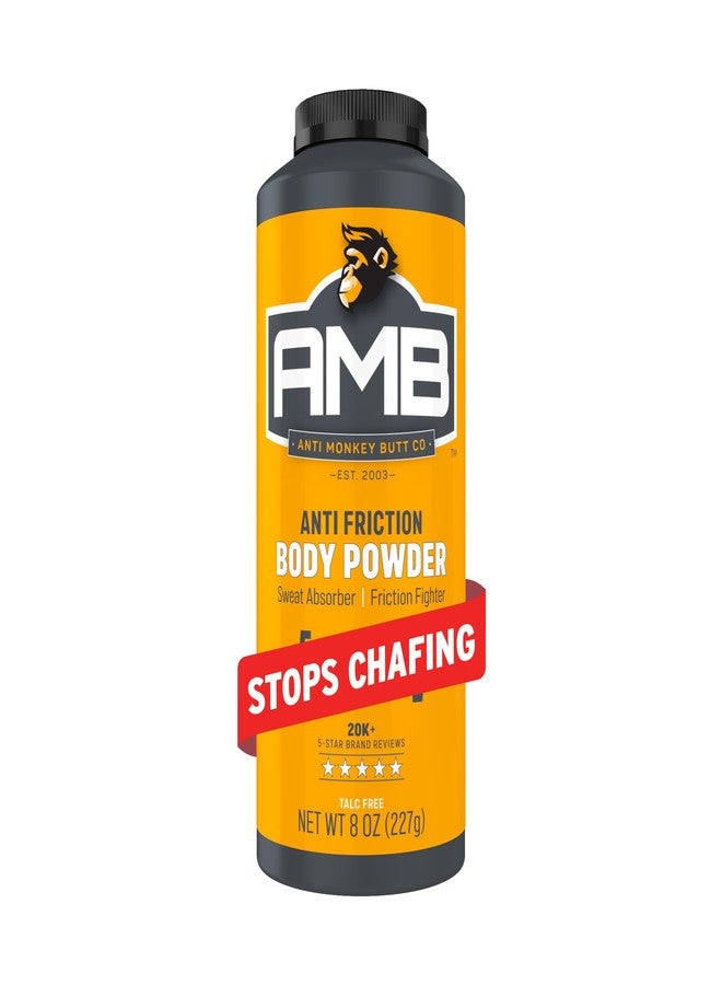 Anti Monkey Butt Body Powder for Women & Men - Talc-Free, Hypoallergenic Formula for Anti-Chafing & Anti-Itch - Absorbs Sweat & Fights Friction - With Calamine - 8 oz - Image 1
