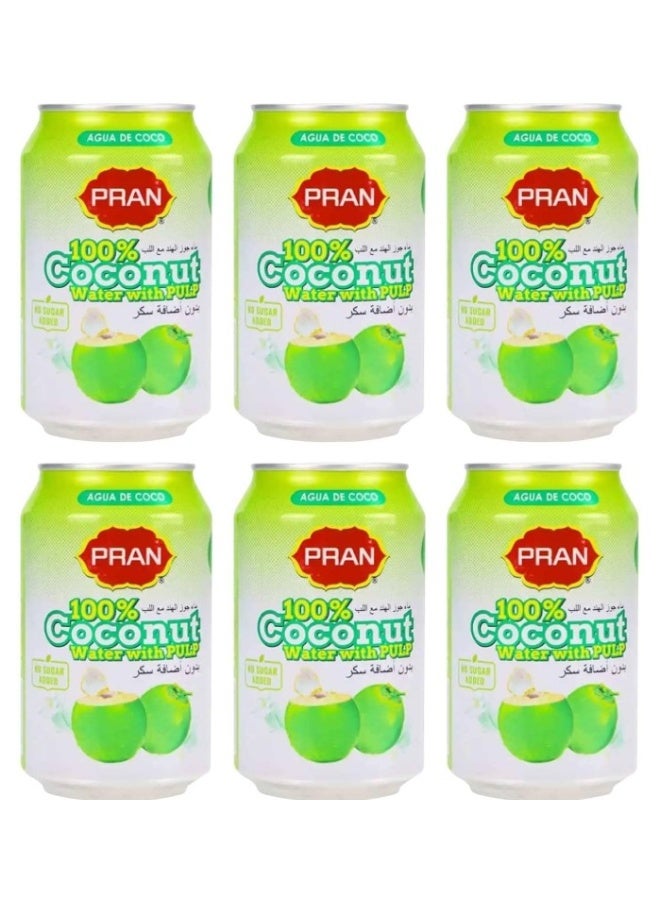 PRAN Coconut Water 6 x 300 ml