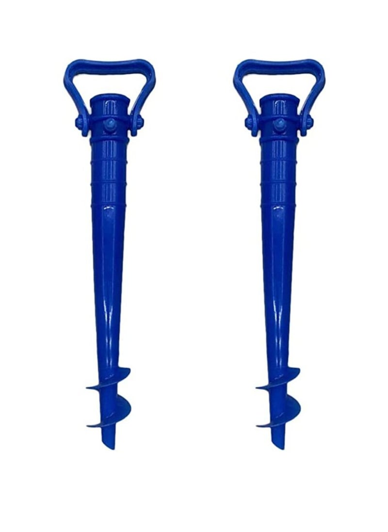 Y&D - Beach Umbrella Anchor, Outdoor Sun Adjustable Sand Anchor Spike Stand Holder for Fishing Pole Grass Picnic Garden Patio, One Size All - Image 1
