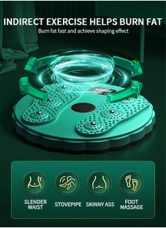 GROIC Waist Twist Board, Fitness Waist Twist Plate, Body Sculpting Waist Twist Machine Turntable, Aerobic Fitness Equipment, Exercise Balance Board, Abdominal Muscle Training Board, Sports Equipment  - Image 4