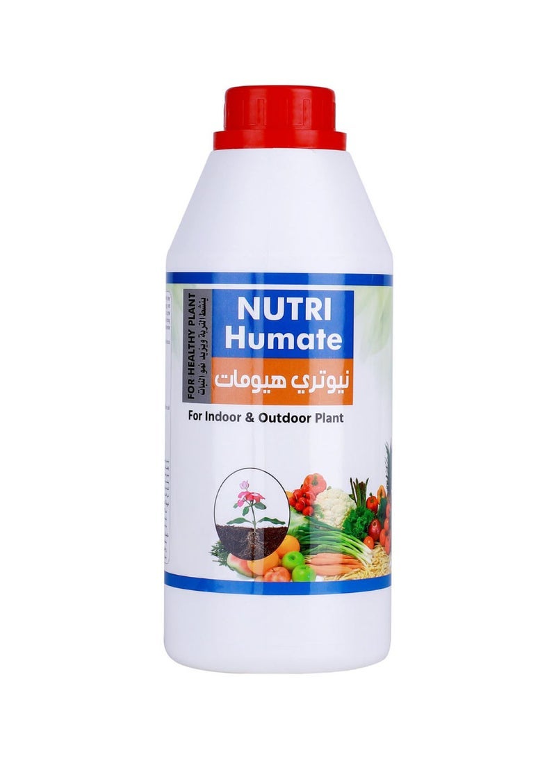 Emirates Biofert Nutri Humate Liquid Organic Fertilizer, Humic Acid Enriched with Nutrients, 1L - Image 1