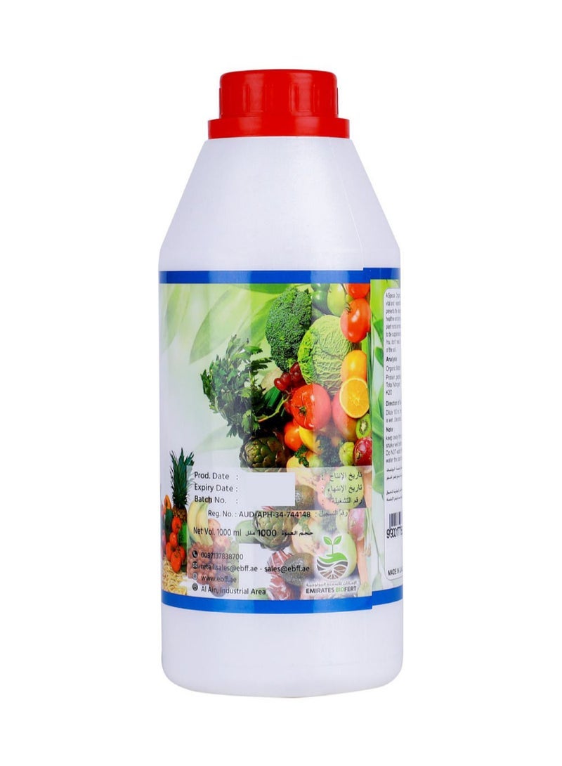 Emirates Biofert Nutri Humate Liquid Organic Fertilizer, Humic Acid Enriched with Nutrients, 1L - Image 2