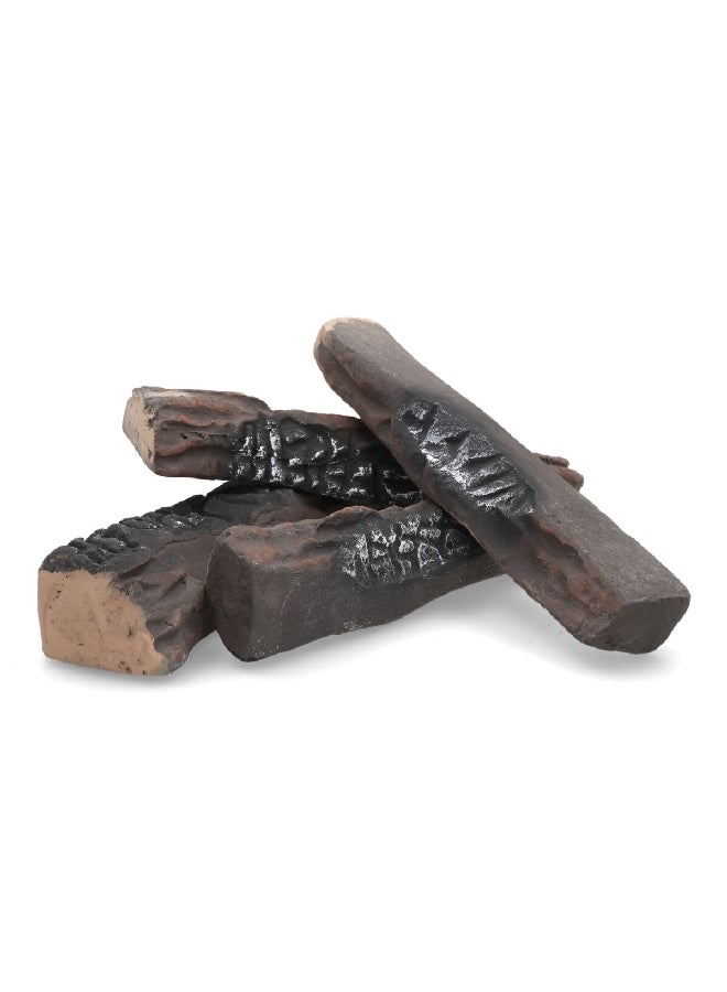 ليفينج اكسنتس طقم جذوع سيراميك مكون من 4 قطع بني 10.8 × 41.2 × 23 سم - Image 2