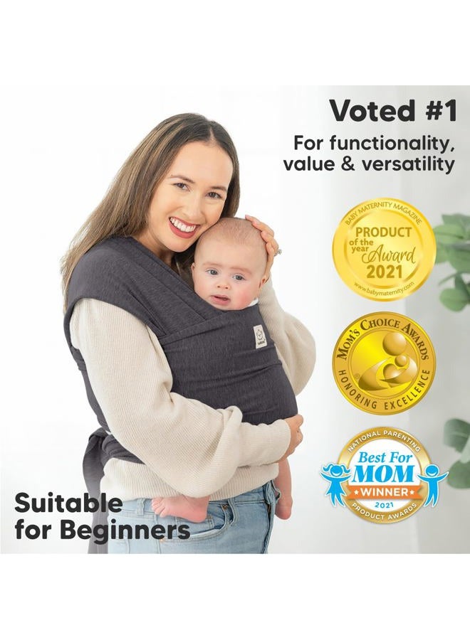 KeaBabies حمالة الأطفال الشاملة القابلة للتمدد (رمادي غامق) - Image 3