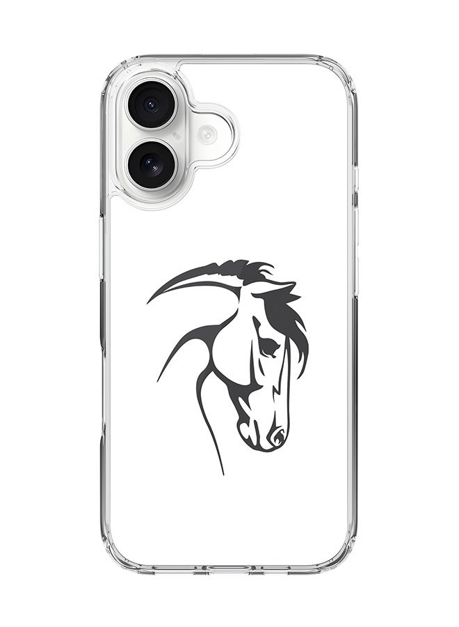 Stylizedd Classic Clear MagSafe Case for iPhone 17 , Hybrid Soft Case Flexible Edges Anti Drop TPU PC Gel Thin Transparent Cover [ Designed for iPhone 17 ] - ArabStallion