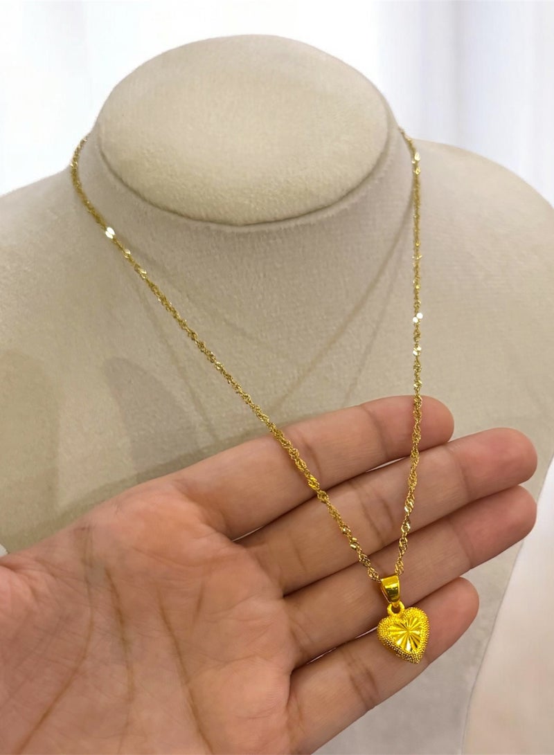 GOLDMAX 18k Gold Plated Necklace For Women Size 45cm - Image 5