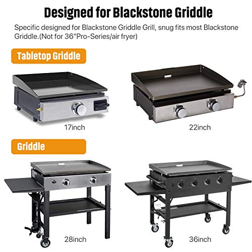 RUSFOL Upgraded Stainless Steel Griddle Caddy for 28"/36" Blackstone Griddles, with a Allen Key, Space Saving BBQ Accessories Storage Box, Free from Drill Hole&Easy to Install - Image 3