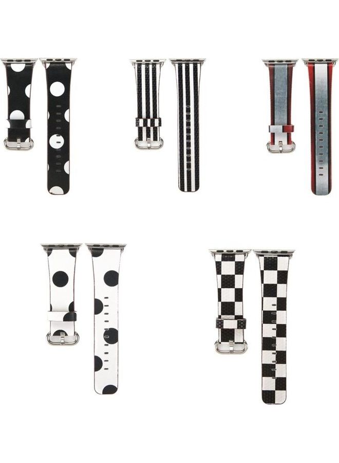 NIBEMINENT Replacement Watchband for Apple Watch Series 3/2/1 42mm Multicolour - Image 5