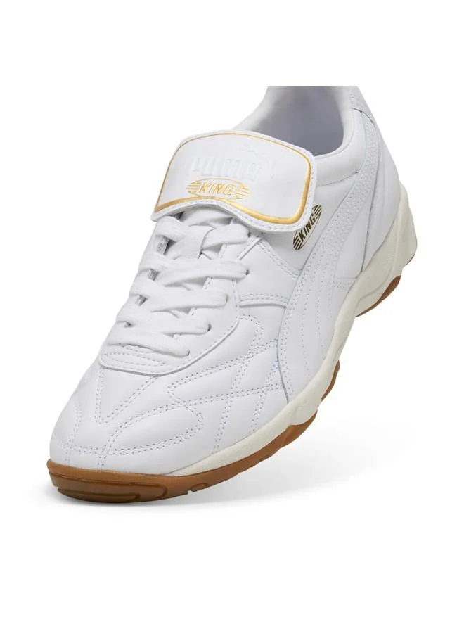 Puma PUMA White-Frosted Ivory King Indoor Sneakers Unisex for Men | Best Price UAE