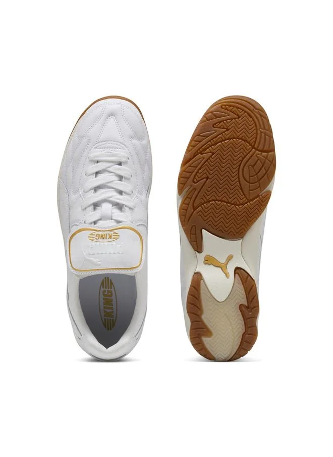 Puma PUMA White-Frosted Ivory King Indoor Sneakers Unisex for Men | Best Price UAE