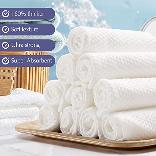 optxpnd Disposable Face Towel Cloth for Washing, Thicker Disposable Face Cleaning Towelettes for Women Soft Towel for Cleanser Office Travel Makeup Remove - Image 2