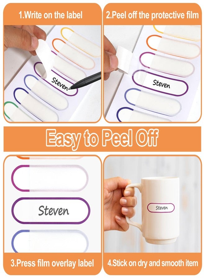 Jactales Waterproof Name Labels for Kids Child - Self-Laminating,Dishwasher Safe Name Stickers for Daycare,School Supplies,Toddler Baby Bottles,Sippy Cups,Travel Size Water Bottles - Washable,136 PCS. - Image 3