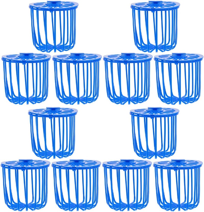 12pcs Parakeet Feeder Hanging Fruit and Vegetable Basket Bird Cage Bowls Metal Wire Food Holder for Parrots Cockatiels Indoor Outdoor Bird Feeding Supplies - Image 1