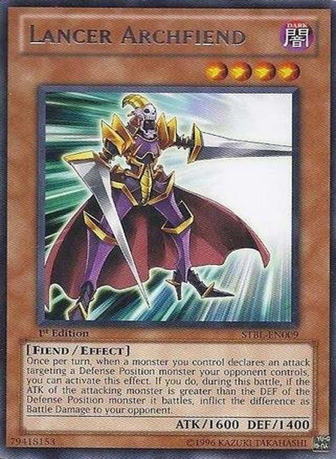 Yu-Gi-Oh! - Lancer Archfiend (STBL-EN009) - Starstrike Blast - 1st Edition - Rare - Image 2