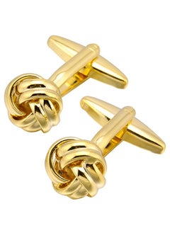 Lady Men'S Cuff Links For French Gold Knot Tuxedo Shirt Stainless Brass Metal Shirt Buttons Cufflinks Anniversary In Gift Box - pzsku/ZD28ACDD2C0870CBD9C7DZ/45/_/1735816626/9672dc00-7161-4764-8d88-f86ff5909317