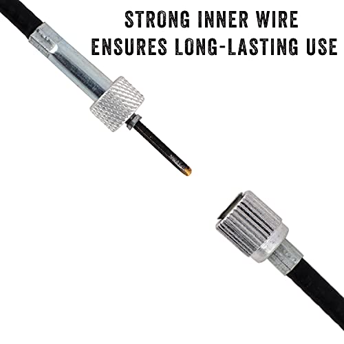 Topbird Speedometer Cable Heavy Duty Tracking Wire Accurate Speed Measurement Bike Compatible with Classic Bikes Durable Construction Weather-Resistant - Image 2