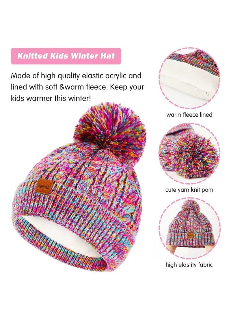 Children's Winter Hat Gloves Scarf Set - Image 3