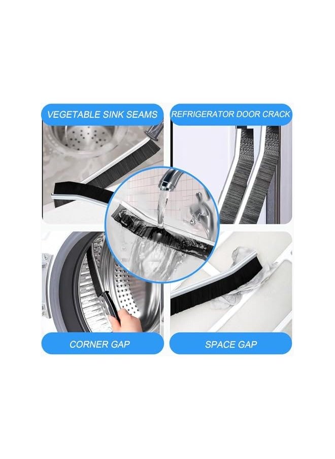 PROMASS - Mini Mop Portable Self-Squeeze Small Mop Self Wringing Mop Strong Absorbent Sponge Mop Hand Mop Easily Dry Cleaning Mop &Crevice Cleaning Brushes For Bathroom Kitchen Rv Small Spaces - Image 1