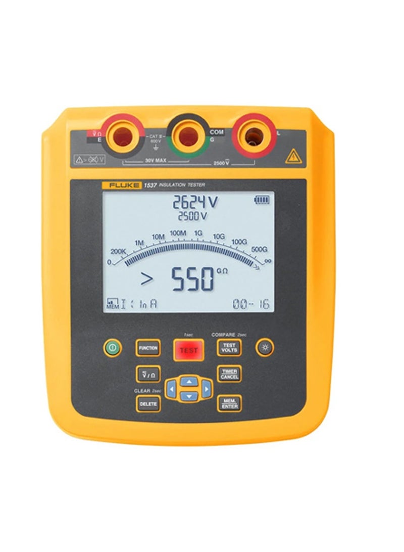 FLUKE-1537,2500V ADVANCED INSULATION TESTER - Image 2