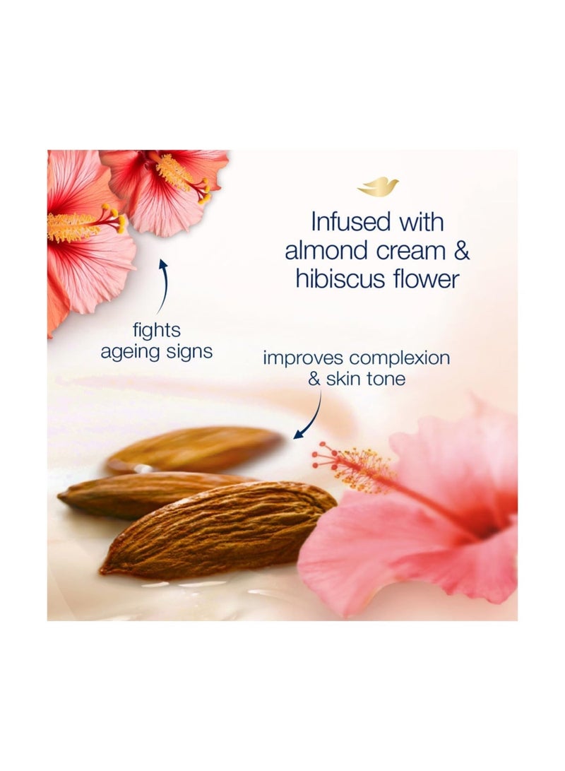 Dove Relaxing Care Almond Cream & Hibiscus Nourishing Body Wash 1000ml - Image 3