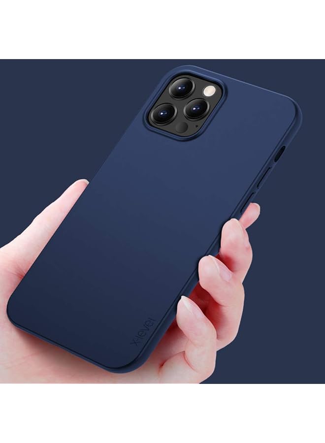 إكس ليفيل جراب متوافق مع هاتف Iphone 12 Pro Max رفيع للغاية ومرن وناعم من مادة TPU بلمسة نهائية غير لامعة مع قبضة رفيعة جراب هاتف Guardian Series خفيف واقٍ خلفي لهاتف Iphone 12 Pro Max مقاس 6.7 بوصة 2020 - Image 4