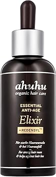 ahuhu ESSENTIAL ANTIAGE Elixir with Redensyl Caffeine 100ml Highly effective scalp care for thicker hair Stimulates hair growth Vegan - Image 1