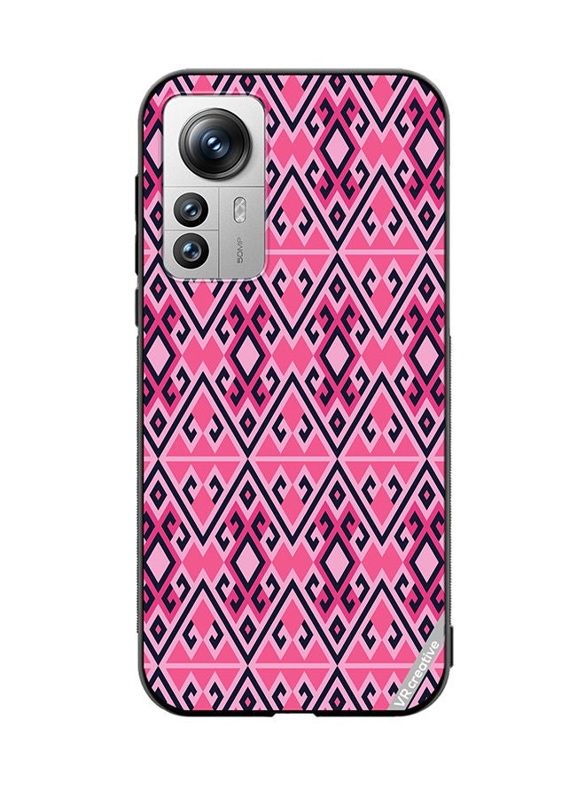 Protective Case Cover For Xiaomi 12 Pro Strips Design Multicolour
