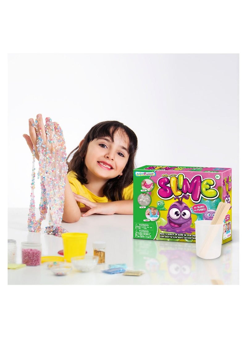 Cutie Cute Science Explore Slime Kits Chemistry Set For Kids 8+ Science Experiments Make Your own Slime lab Kit Great Gifts for Girls and Boys  - Image 2