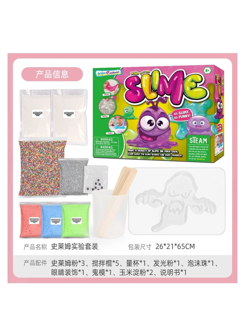 Cutie Cute Science Explore Slime Kits Chemistry Set For Kids 8+ Science Experiments Make Your own Slime lab Kit Great Gifts for Girls and Boys  - Image 3