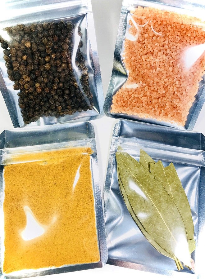 ROYPACK 100 pk Mini Mylar Smell Proof Resealable Ziplock Pill Packs 3 1/4" x 4 1/4”, Thick 4 mil Storage Bags, Foil Pouch. Medicine, Travel, Sample and Display Baggies. ROYPACK - Image 4