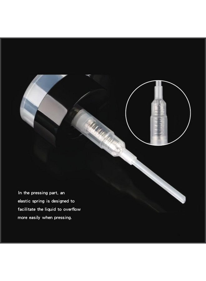 Hair Line Professional Empty Plastic Refillable Lockable Dispensing Storage Press Pumping Bottle With Twist Lock Flip Cap White 100Ml Pack Of 1 - Image 5
