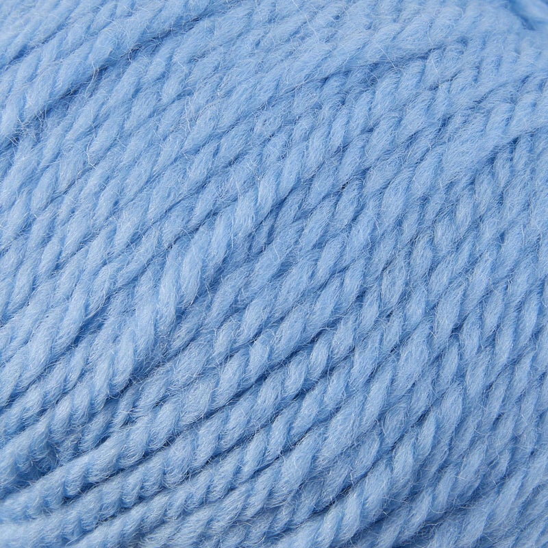 Gisimo 100% Merino Wool Yarn 3-Ply Luxurious and Soft Yarn for Hand Knitting & Crocheting (Sky Blue,1Ball) - Image 2