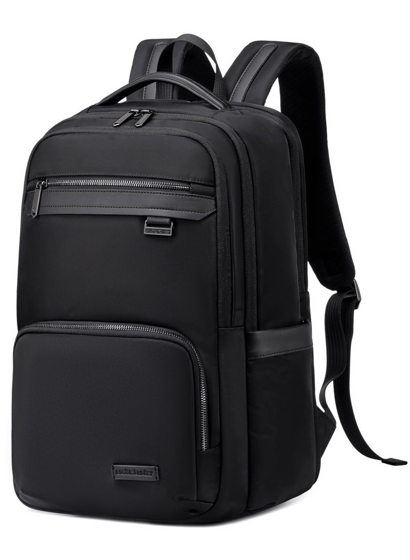 ARCTIC HUNTER Travel Backpack 20 L Durable Premium Water-resistant Shoulder Laptop Daypack for Office Business Travel College School, B00807, Black - Image 1
