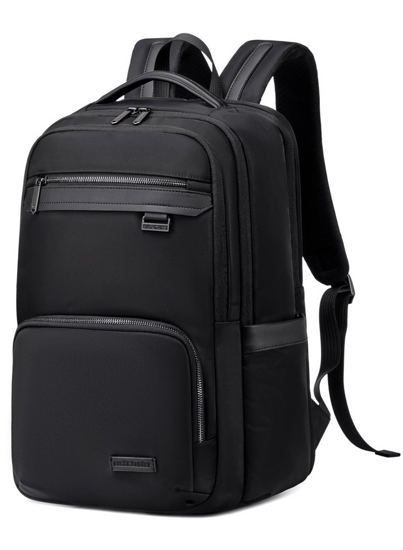 ARCTIC HUNTER Travel Backpack 20 L Durable Premium Water-resistant Shoulder Laptop Daypack for Office Business Travel College School, B00807, Black - Image 1
