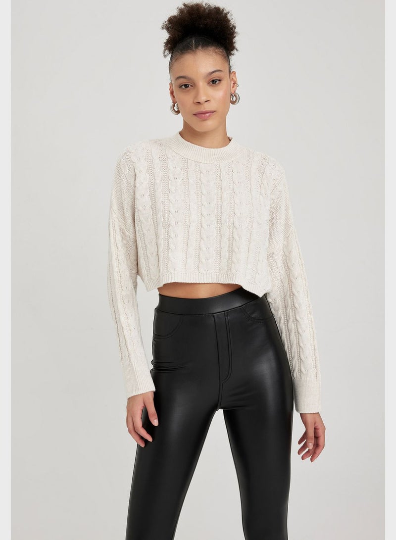 DeFacto Crew Neck Sweater  - Image 1