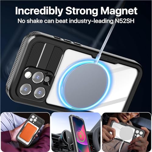 AICase Waterproof Case for iPhone 16 Pro Max69 with MagSafe Support SnowproofDustproofShockproofIP68 Certified 360 Full Body Protection Fully Sealed Underwater Cover for iPhone 16 Pro Max_1 - Image 3