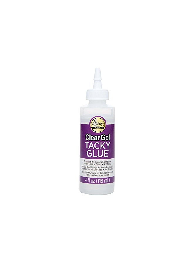 Aleene's Clear Gel Tacky Glue 4oz - Image 1