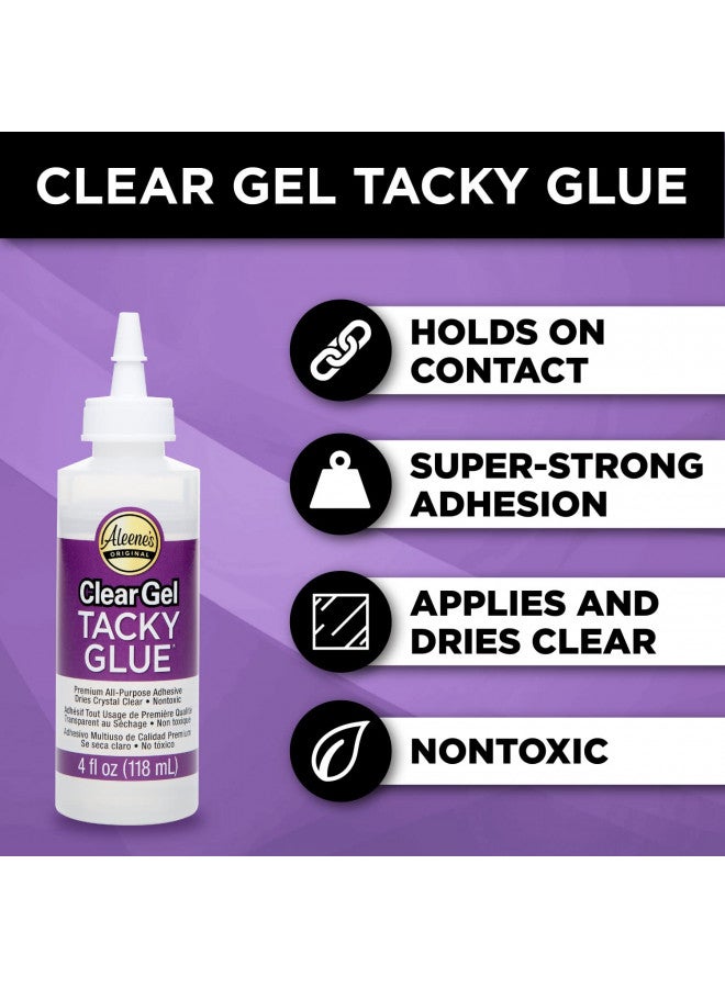 Aleene's Clear Gel Tacky Glue 4oz - Image 2