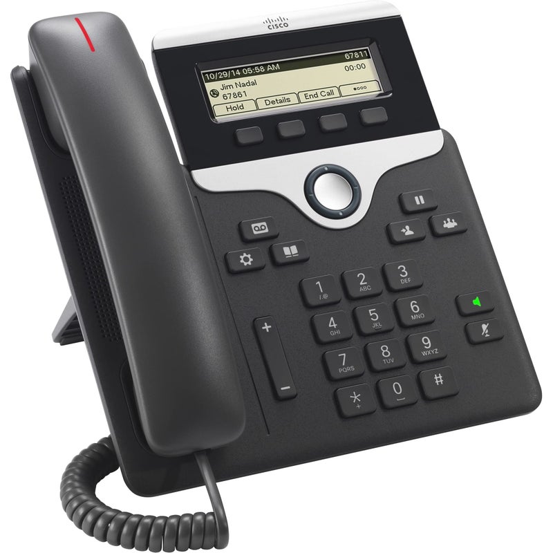 Cisco 7811 IP Phone Corded Wall Mountable Desktop Charcoal - Image 2