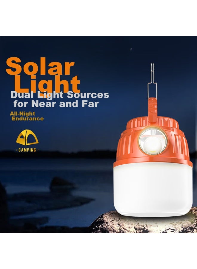 SHENYU Shenyu Camping Light, Solar-powered Rechargeable Lamp, Outdoor Tent Light, Hanging Lamp, Horse Lamp, Long-lasting Battery Life  - Image 3