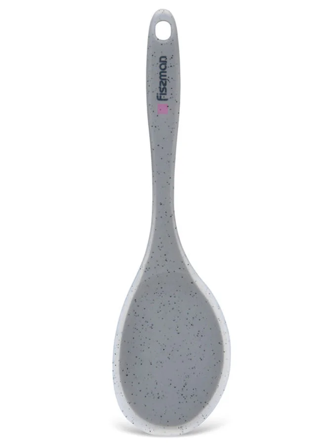 Fissman Serving Spoon Mauris Grey 30cm Nylon And Silicone