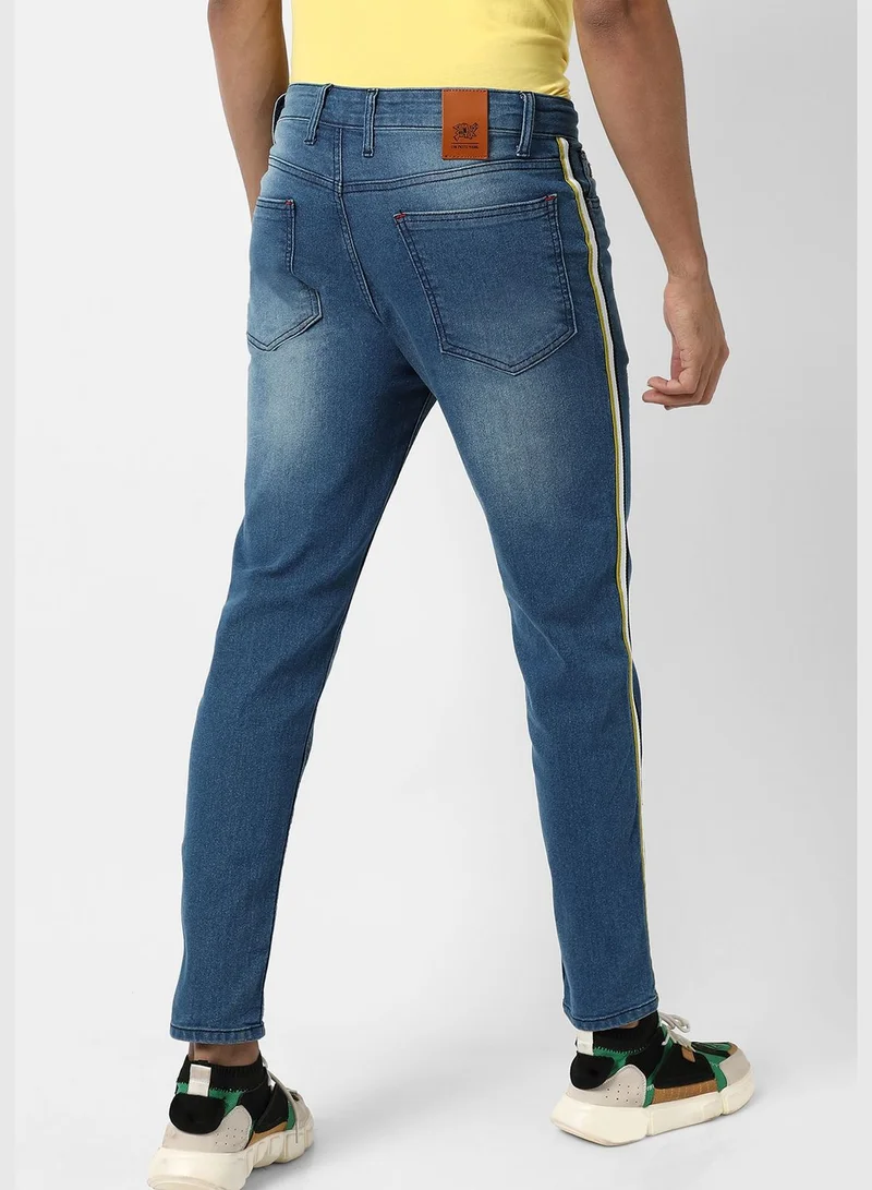 Campus Sutra Men's Light-Washed Denim Jeans