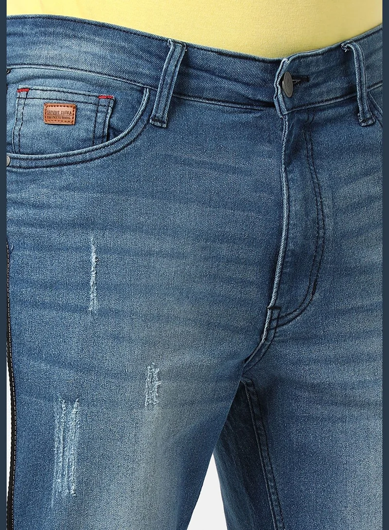 Campus Sutra Men's Light-Washed Denim Jeans