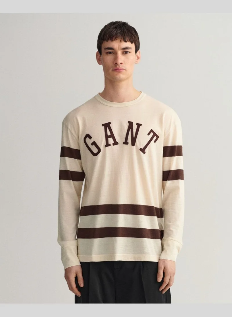 GANT GANT Wool Jersey Long Sleeve T-Shirt