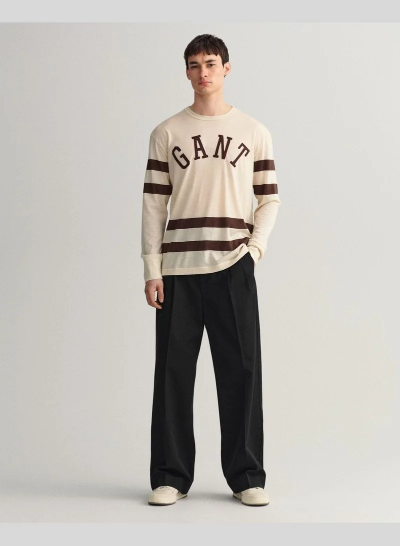 GANT GANT Wool Jersey Long Sleeve T-Shirt