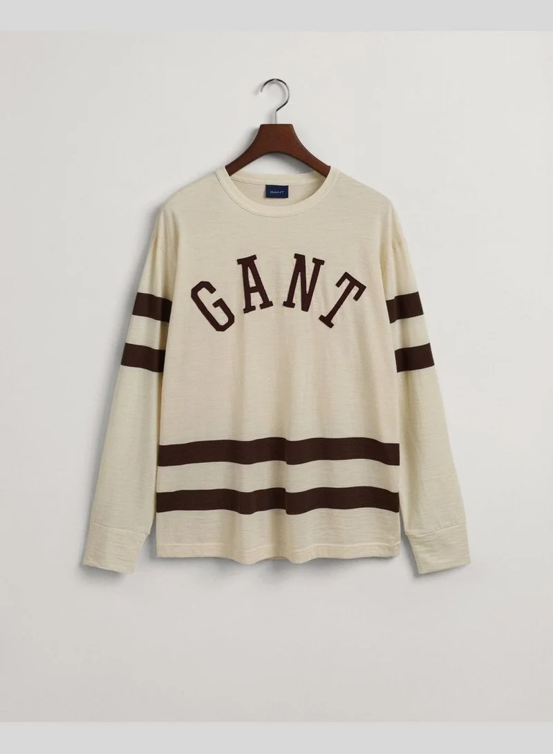 GANT GANT Wool Jersey Long Sleeve T-Shirt