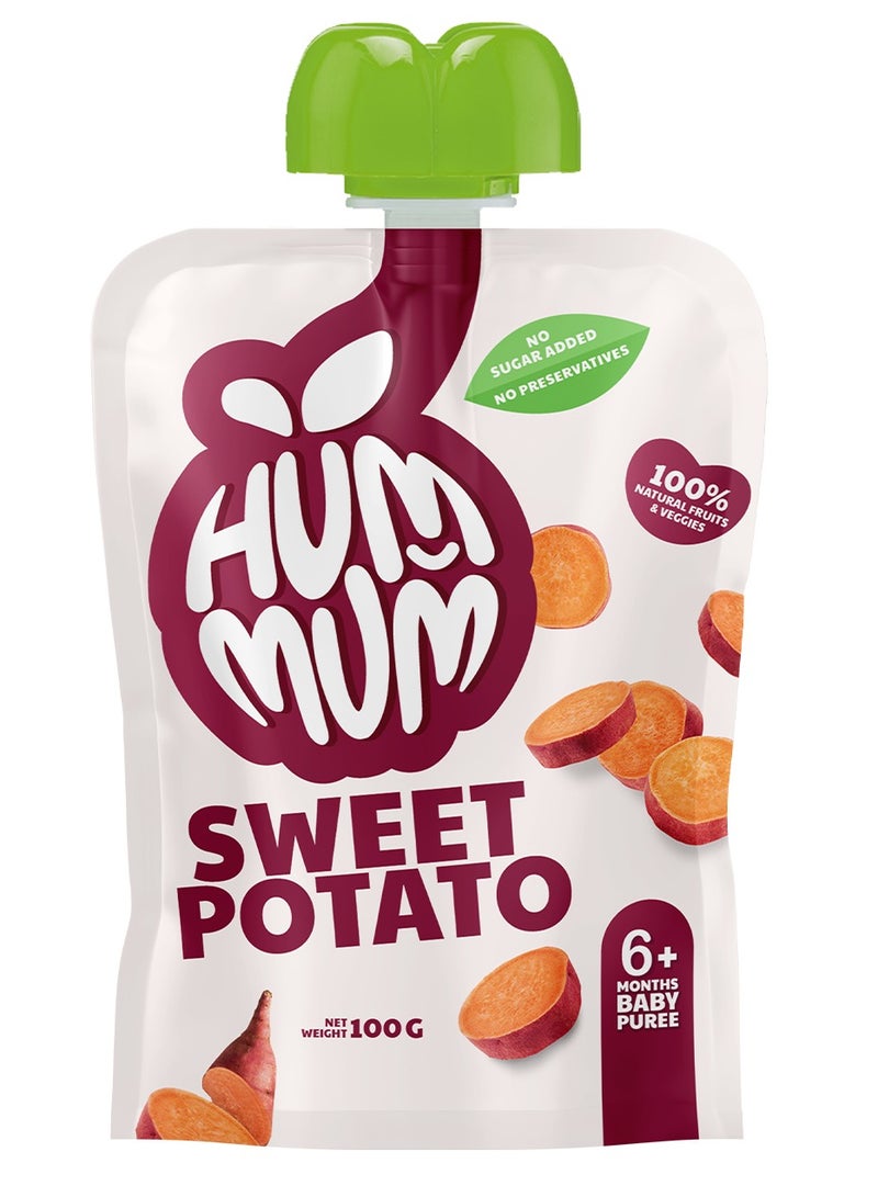 HUM MUM Sweet Potato Puree 100g - Image 1