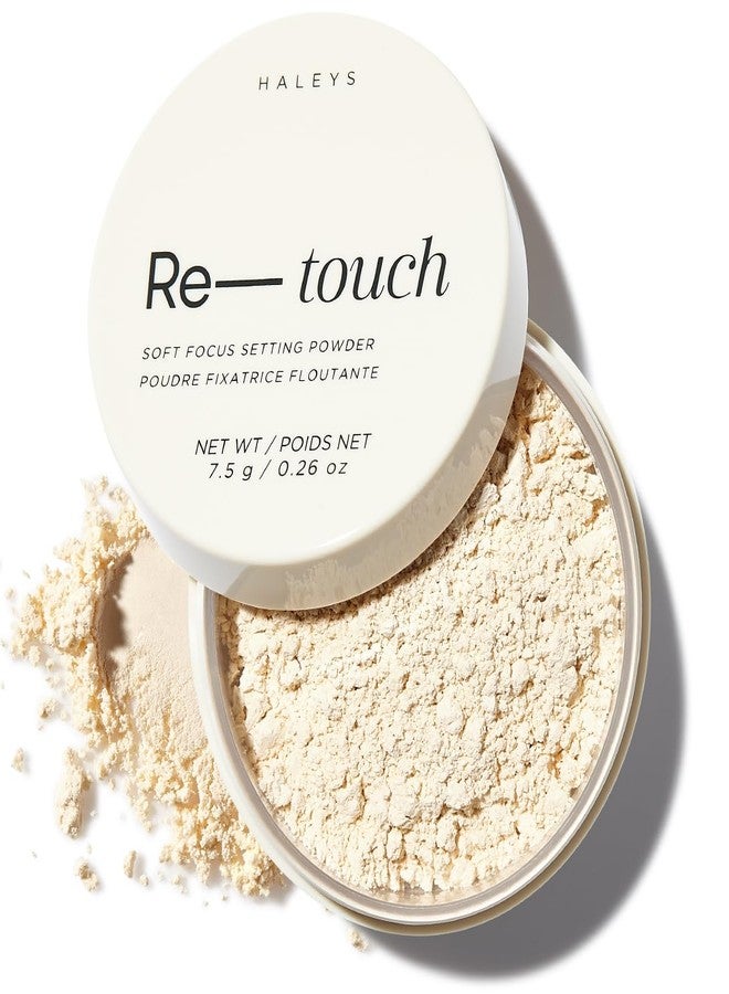 HALEYS Re-touch Setting Powder VEGAN + CRUELTY-FREE, Ultra-Blurring, Lightweight, Non-Caking, Nourishes, Smoothens for Filter-Like Finish, Soft Focus Translucent Loose Powder (Honey Shade) - Image 1