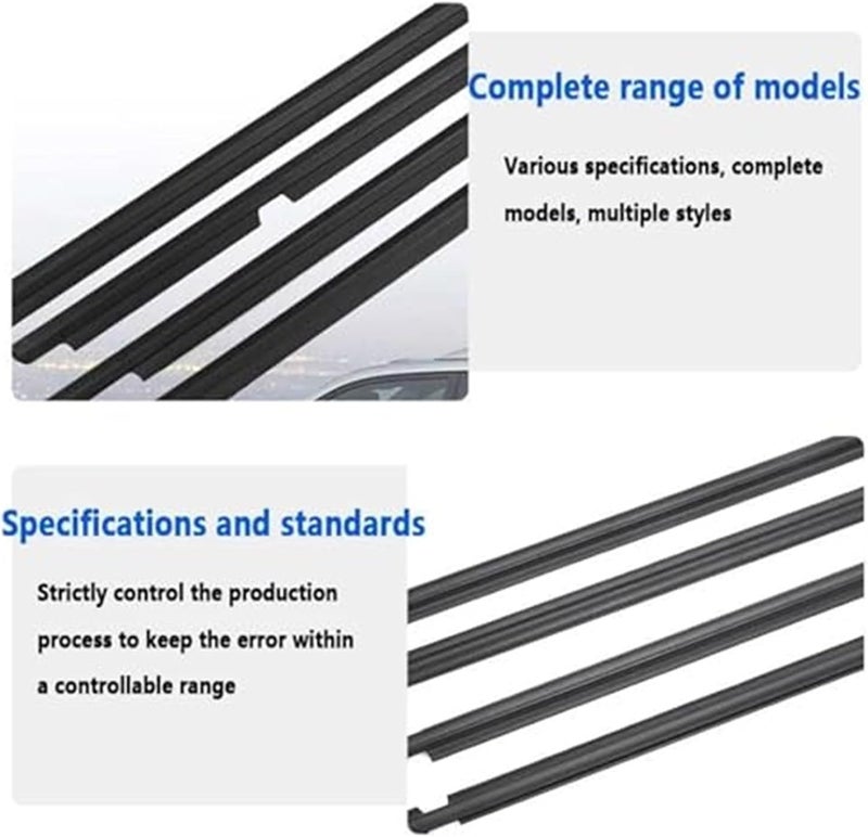 Vuzmode Car Window Weatherstrips for Toyota Land Cruiser Prado - Image 4